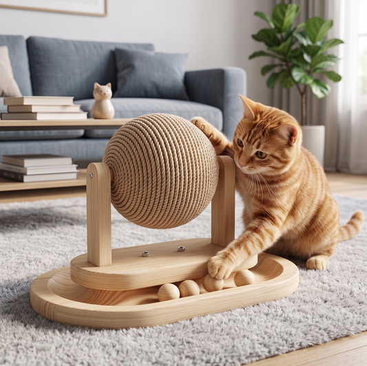 PurePaw™  Cat Ball Scratcher