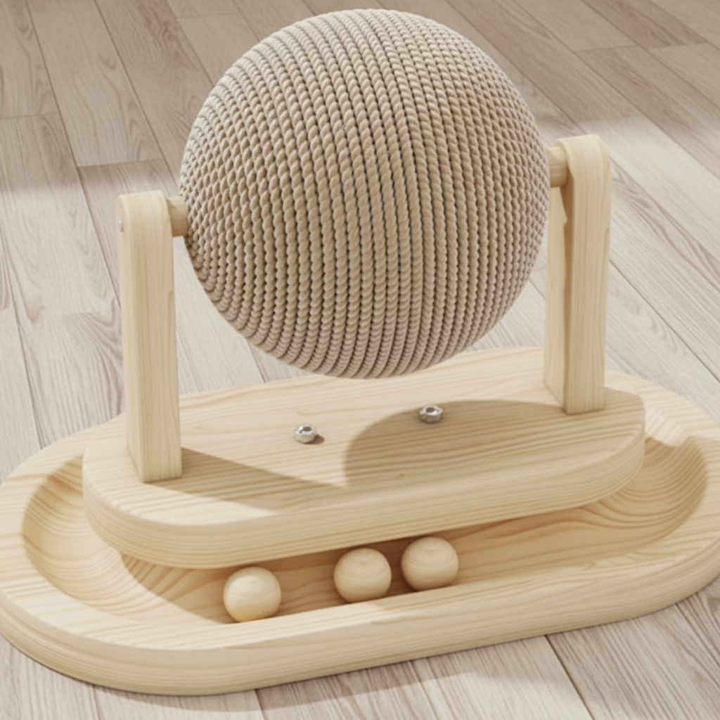 PurePaw™  Cat Ball Scratcher
